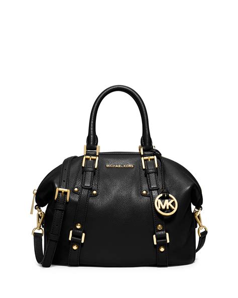 michael kors black bedford belted|michael michael kors bedford belted medium satchel .